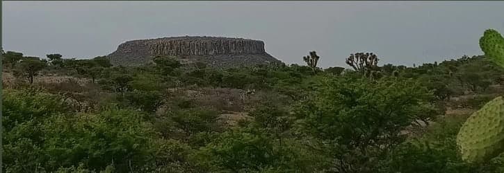 Vista del cerro del Chiquihuite desde el terreno